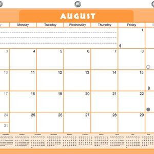 2026-2027 Academic Year 12 Months Student Calendar/ Planner for 3-Ring Binder 07